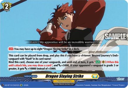 Dragon Slaying Strike (DZ-BT13/EX24EN) - DZ-BT13: Parallactic Clash
