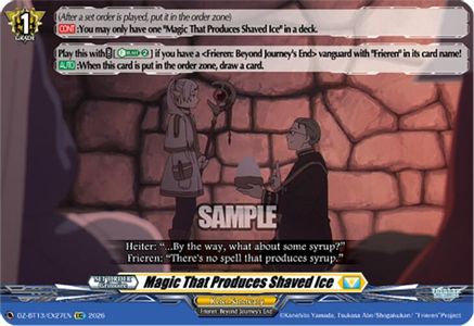 Magic That Produces Shaved Ice (DZ-BT13/EX27EN) - DZ-BT13: Parallactic Clash