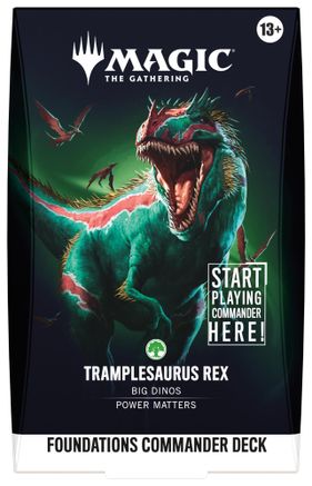 Foundations Commander Deck - Tramplesaurus Rex