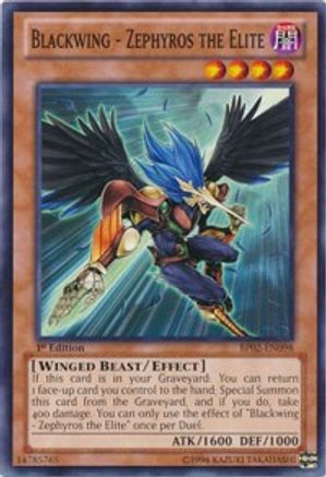 Blackwing - Zephyros the Elite (BP02-EN098) - Battle Pack 2: War of the Giants 1st Edition