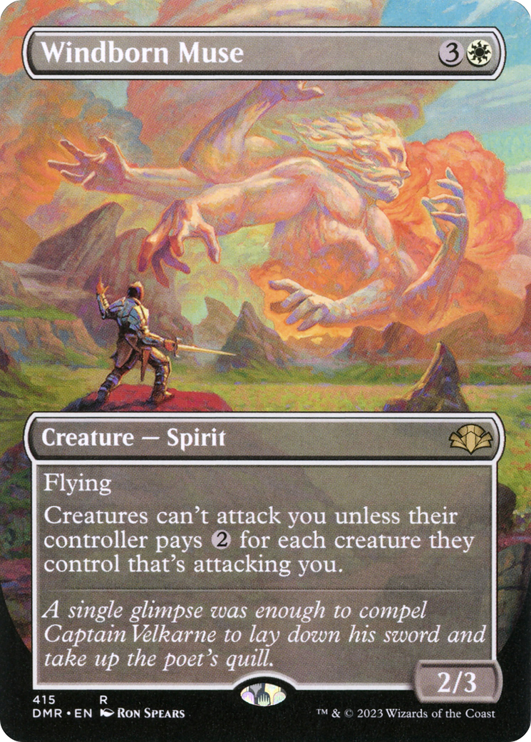 Windborn Muse (Borderless) [DMR - 415]