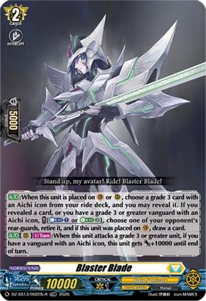 Blaster Blade (TDR) (DZ-SS13/002EN-R) - DZ-SS13: Blaster Blade Start Deck