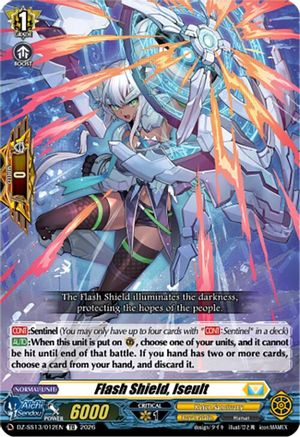 Flash Shield, Iseult (DZ-SS13/012EN) - DZ-SS13: Blaster Blade Start Deck