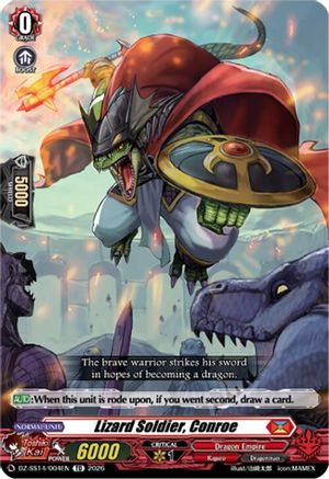 Lizard Soldier, Conroe (DZ-SS14/004EN) - DZ-SS14: Dragonic Overlord Start Deck