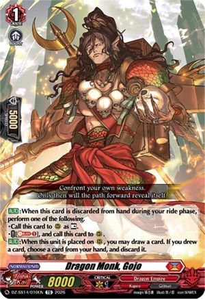 Dragon Monk, Gojo (DZ-SS14/010EN) - DZ-SS14: Dragonic Overlord Start Deck