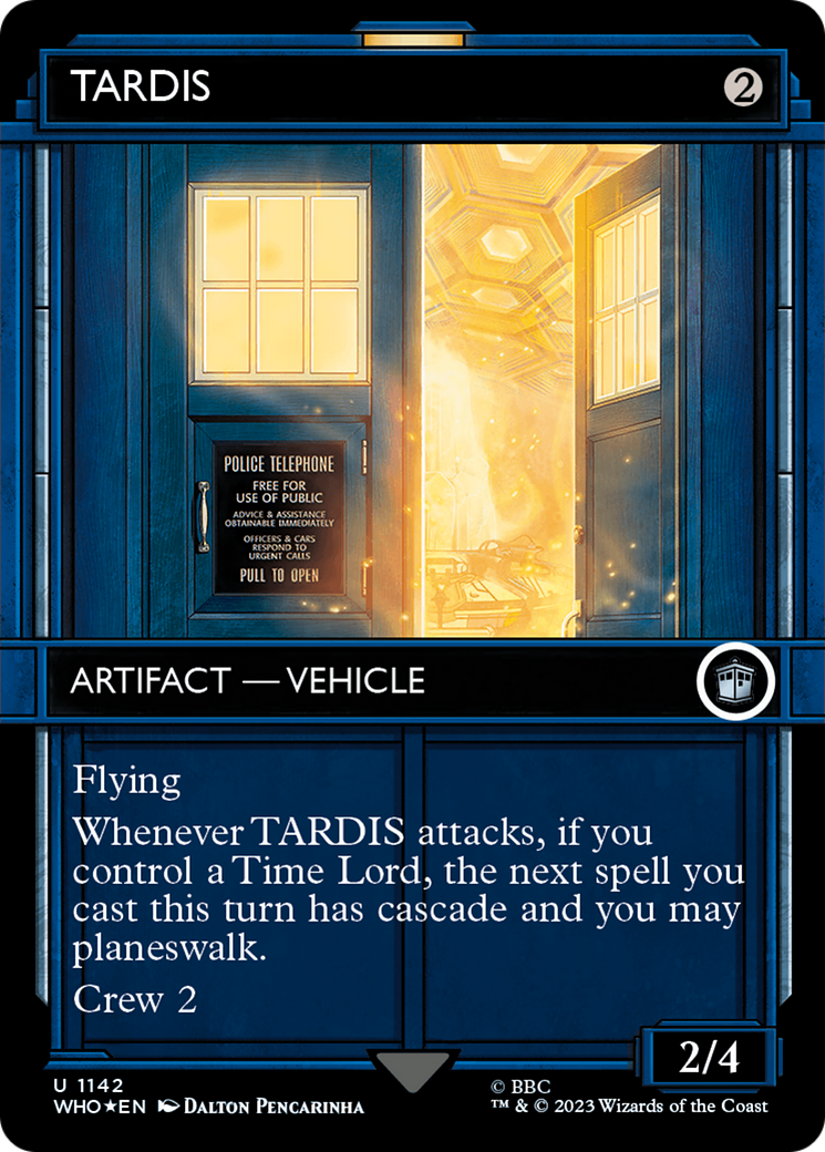 TARDIS (Showcase) (Surge Foil) [WHO - 1142]