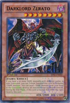 Darklord Zerato (Mosaic Rare) (BP02-EN060) - Battle Pack 2: War of the Giants 1st Edition