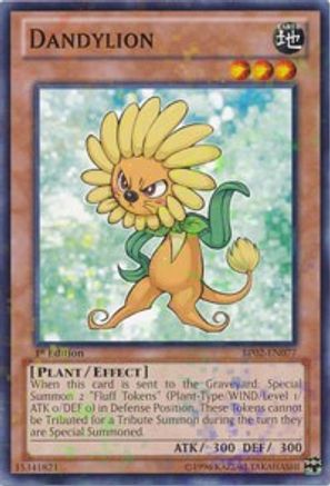 Dandylion (Mosaic Rare) (BP02-EN077) - Battle Pack 2: War of the Giants 1st Edition