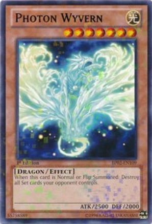 Photon Wyvern (Mosaic Rare) (BP02-EN109) - Battle Pack 2: War of the Giants 1st Edition