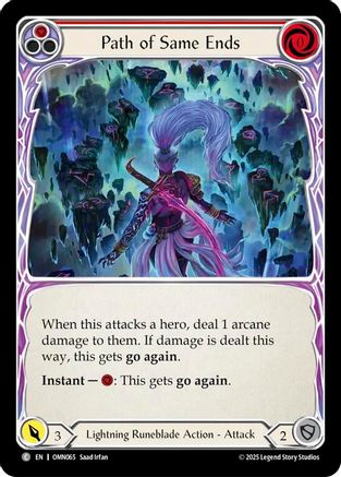 Path of Same Ends (Red) (OMN065) - Omens of the Third Age