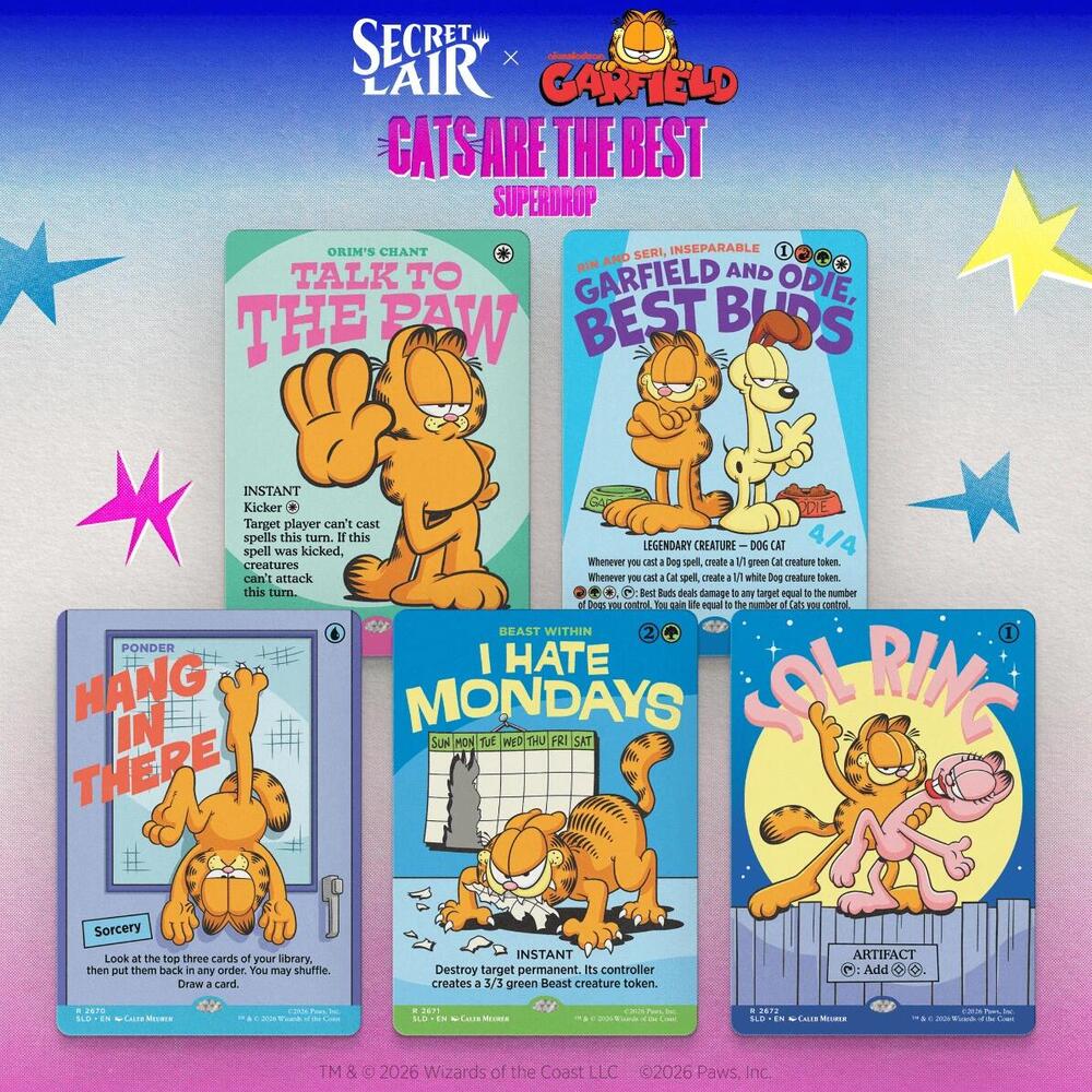 Secret Lair x Garfield - Motivationally Challenged