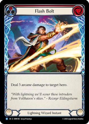 Flash Bolt (Red) (OMN106) - Omens of the Third Age