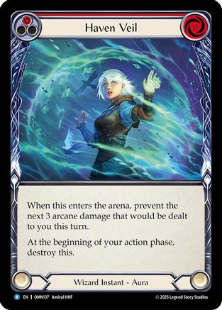 Haven Veil (Red) (OMN137) - Omens of the Third Age