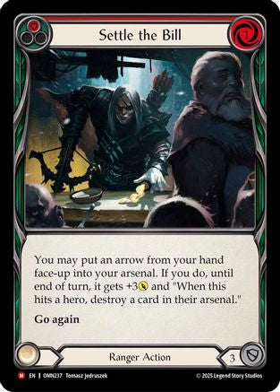 Settle The Bill (Red) (OMN237) - Omens of the Third Age Rainbow Foil