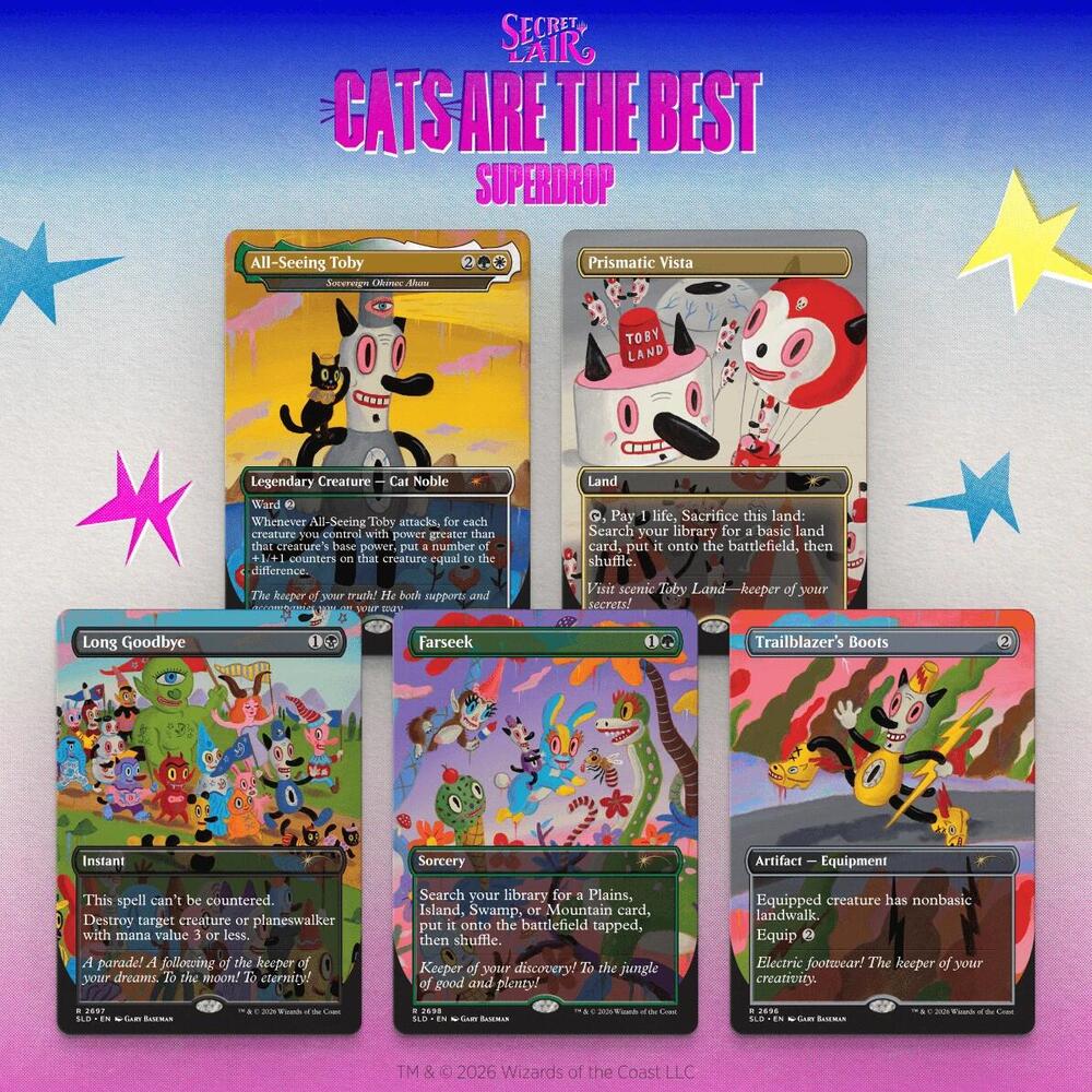 Secret Lair Drop: "Toby's Journey" by Gary Baseman