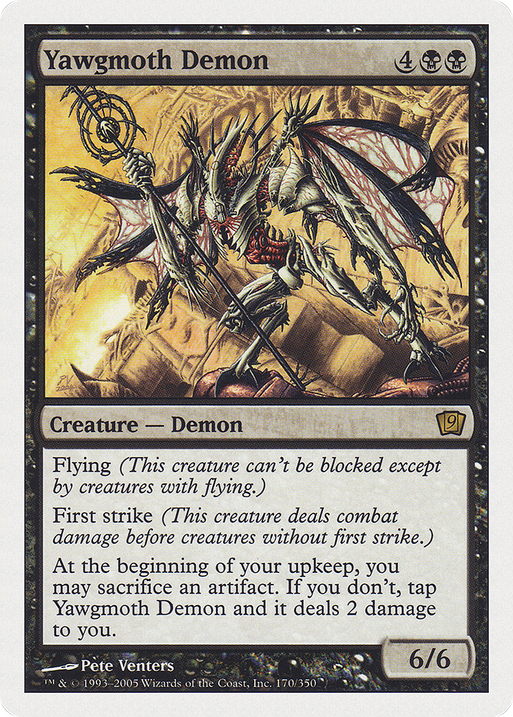 Yawgmoth Demon (9ED-170) - 9th Edition Foil