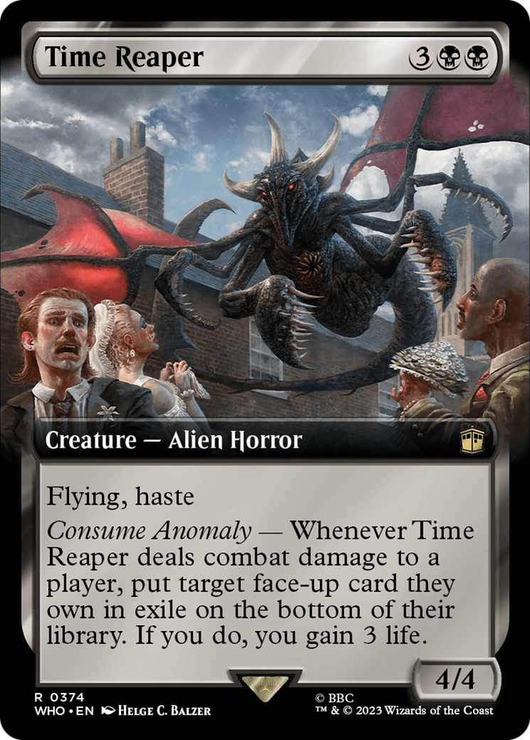 Time Reaper (Extended Art) (WHO-374) - Doctor Who: (Extended Art) Foil