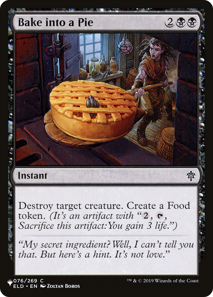 Bake into a Pie [LIST - 076/269]