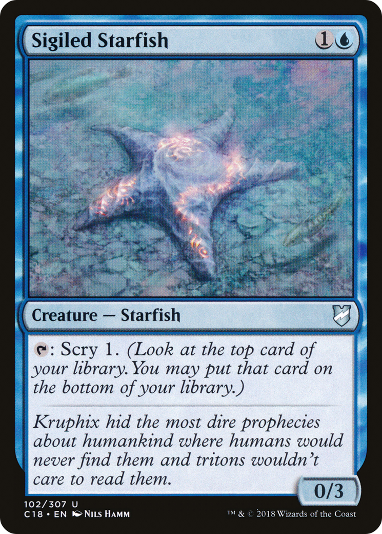 Sigiled Starfish [C18 - 102]