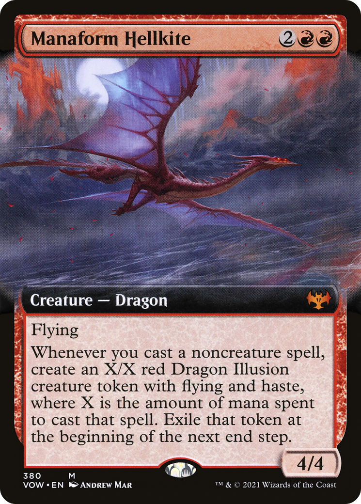 Manaform Hellkite (Extended Art) [VOW - 380]