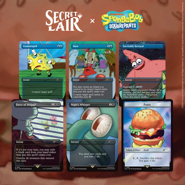 Secret Lair Drop: Our Boss is on Vacation Superdrop: Spongebob Squarepants: Internet Sensation - Non-Foil Edition [SLD]