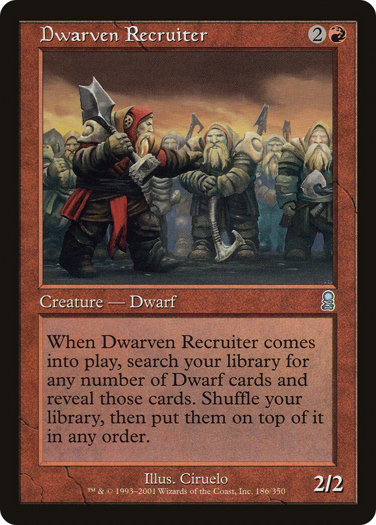 Dwarven Recruiter [ODY - 186]