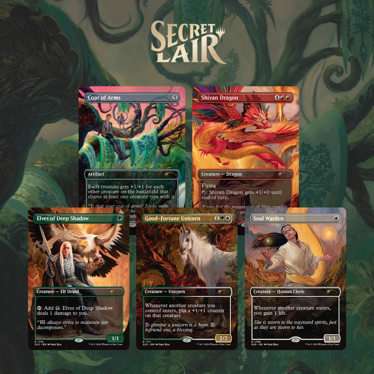 Secret Lair Drop: Featuring: Julie Bell - Rainbow Foil Edition [SLD - N/A]