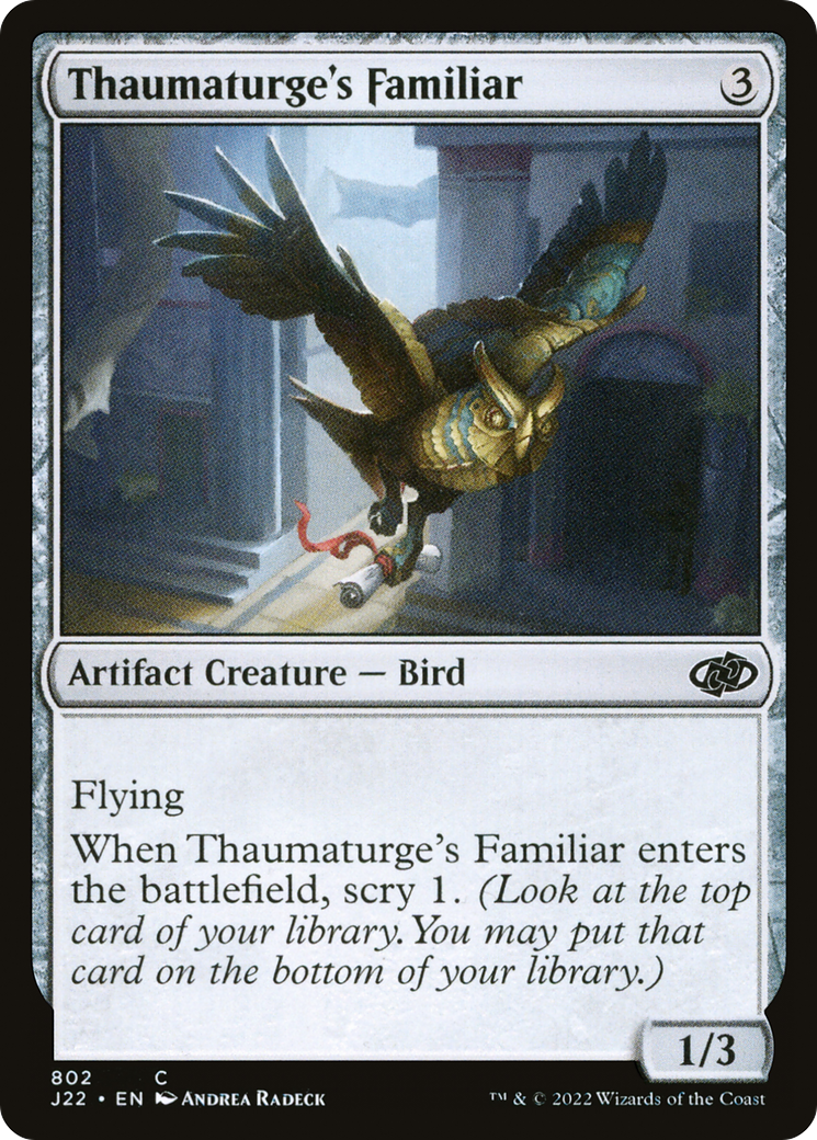 Thaumaturge's Familiar [J22 - 802]