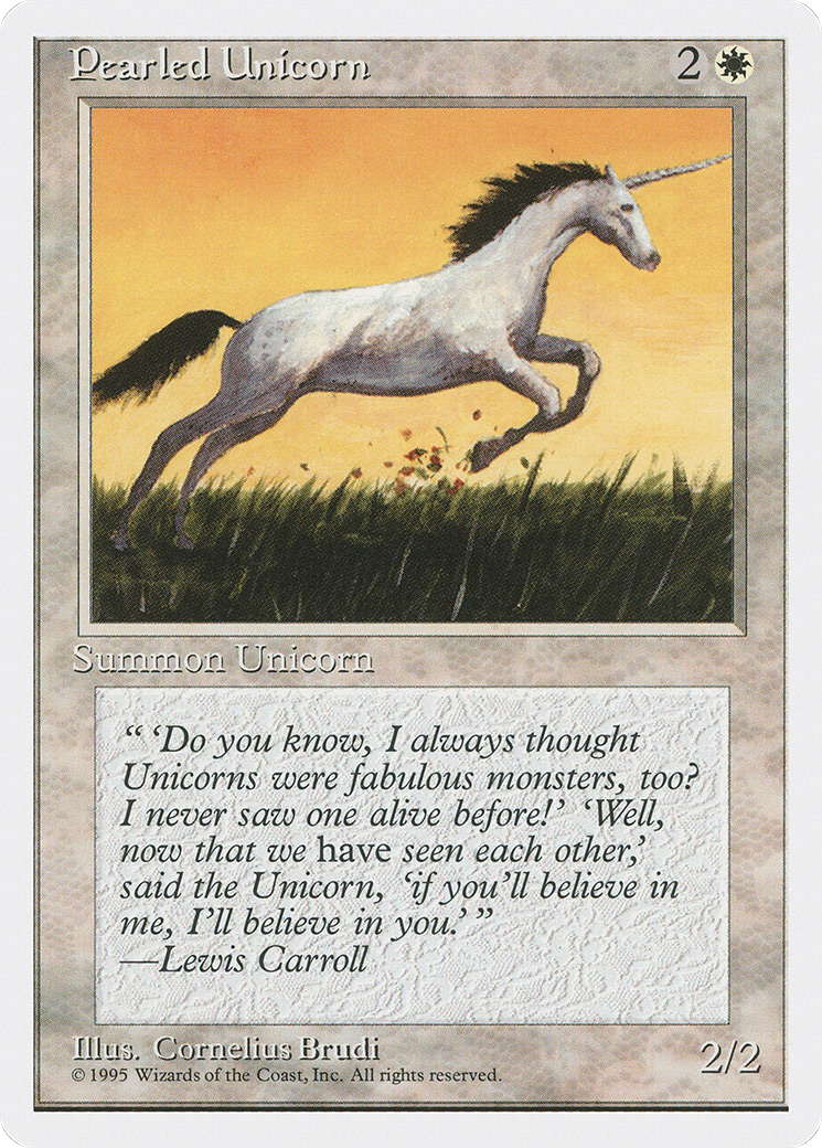 Pearled Unicorn [4ED - N/A]