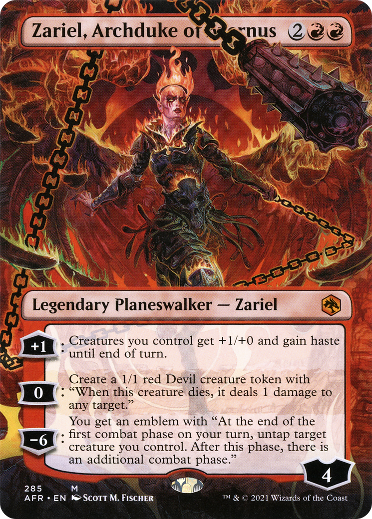 Zariel, Archduke of Avernus (Borderless) [AFR - 285]
