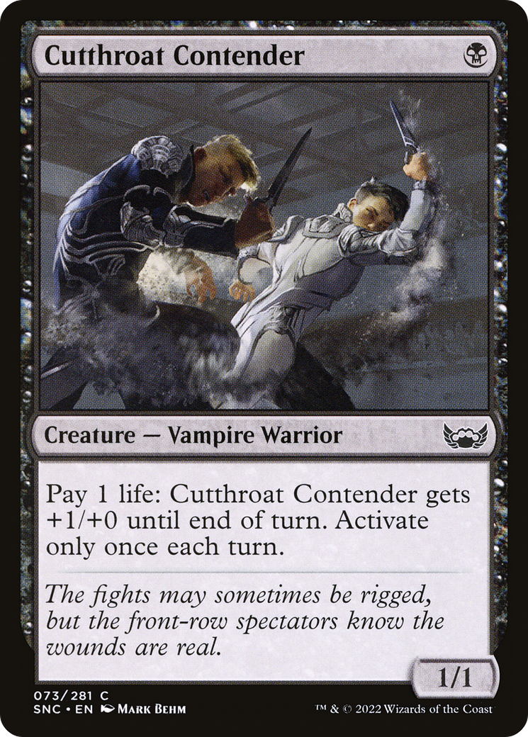 Cutthroat Contender [SNC - 73]