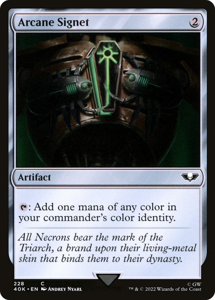 Arcane Signet (228) [40K - 228]