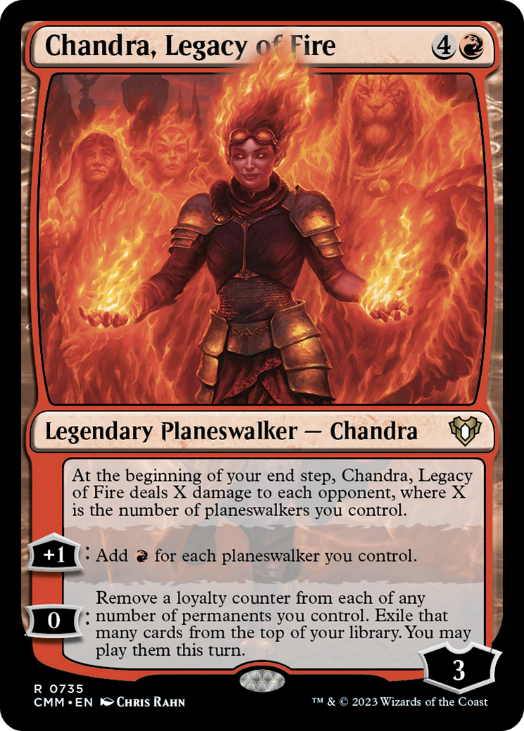 Chandra, Legacy of Fire [CMM - 735]