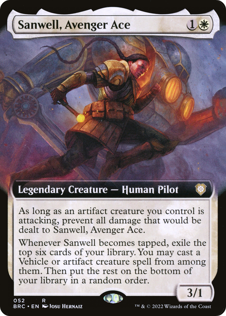 Sanwell, Avenger Ace (Extended Art) [BRC - 52]