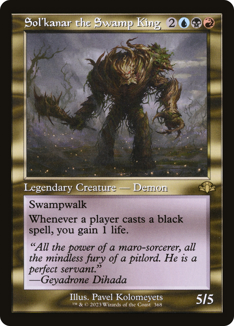 Sol'kanar the Swamp King (Retro Frame) [DMR - 368]