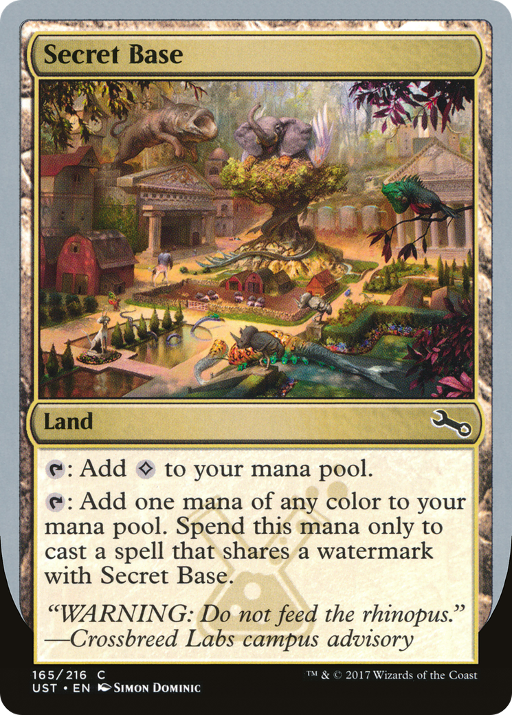 Secret Base (E) [UST - 165]