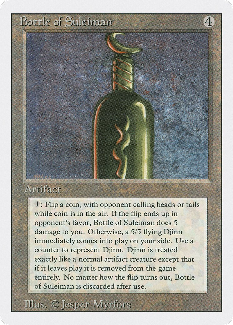 Bottle of Suleiman [3ED - N/A]