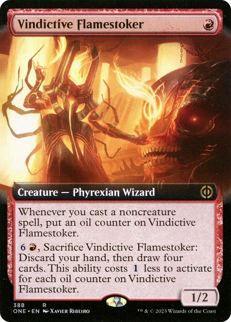 Vindictive Flamestoker (Extended Art) [ONE - 388]