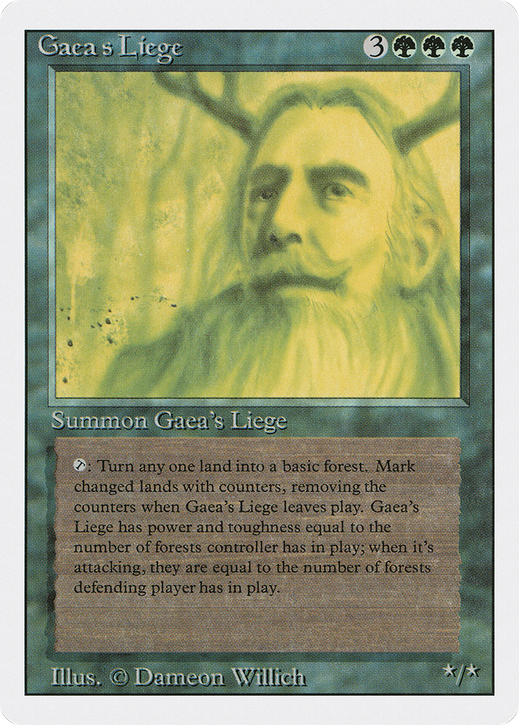 Gaea's Liege [3ED - N/A]
