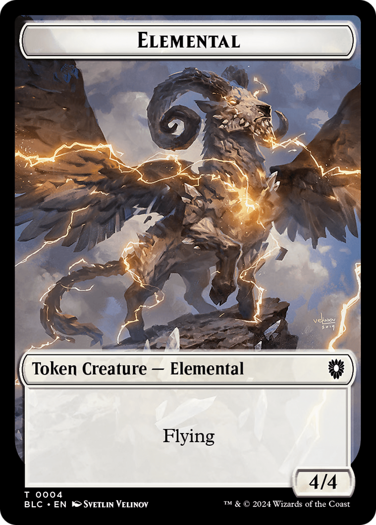 Elemental (TBLC-004) - Bloomburrow Commander Tokens