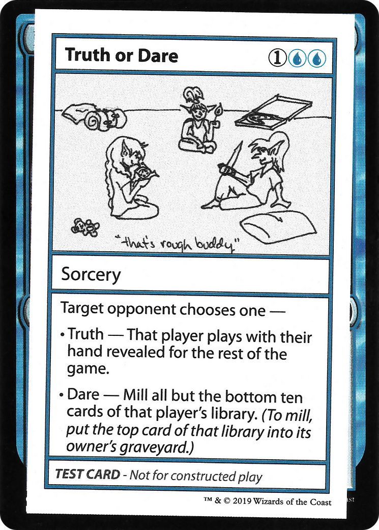 Truth or Dare (No PW Symbol) [CMB1 - N/A]