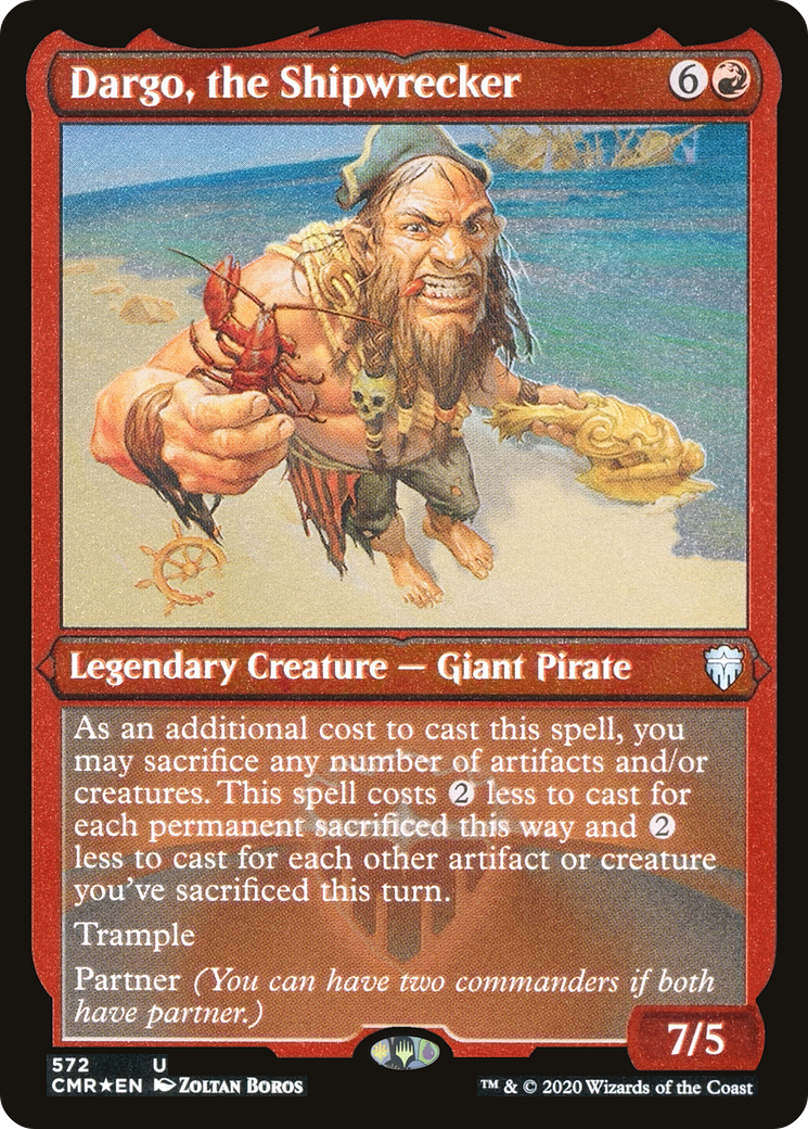 Dargo, the Shipwrecker (Foil Etched) [CMR - 572]