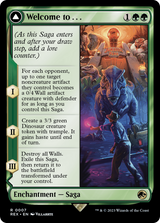 Welcome to . . . (REX-007) - Jurassic World Collection (Borderless) Foil