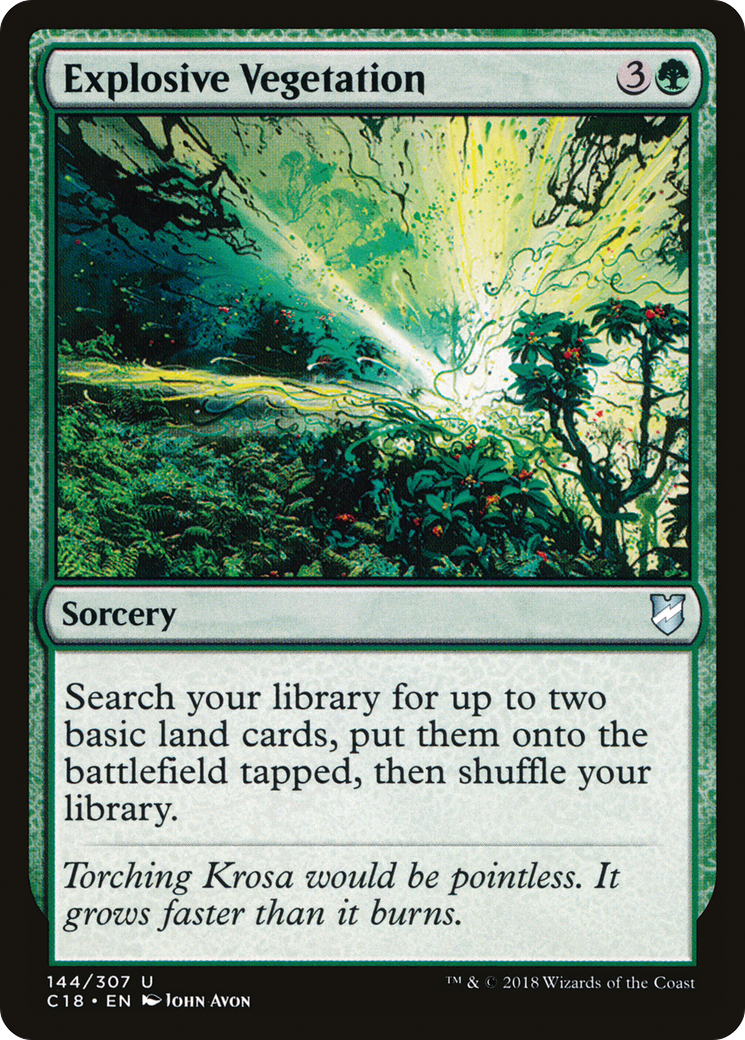 Explosive Vegetation [C18 - 144]