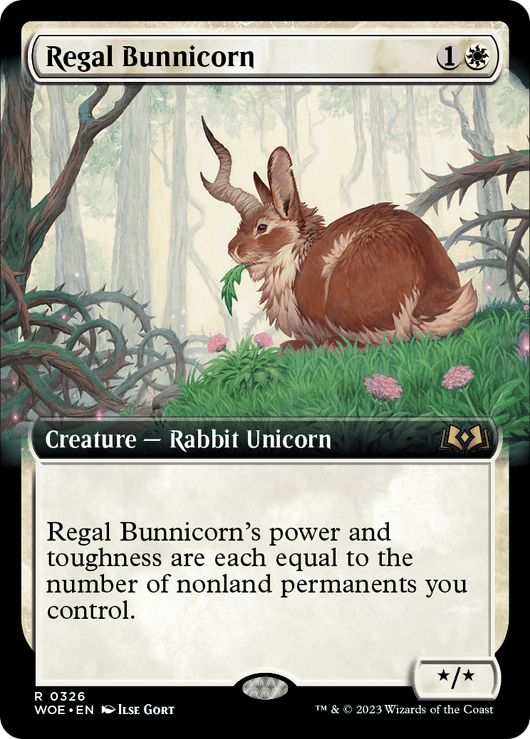 Regal Bunnicorn (Extended Art) [WOE - 326]