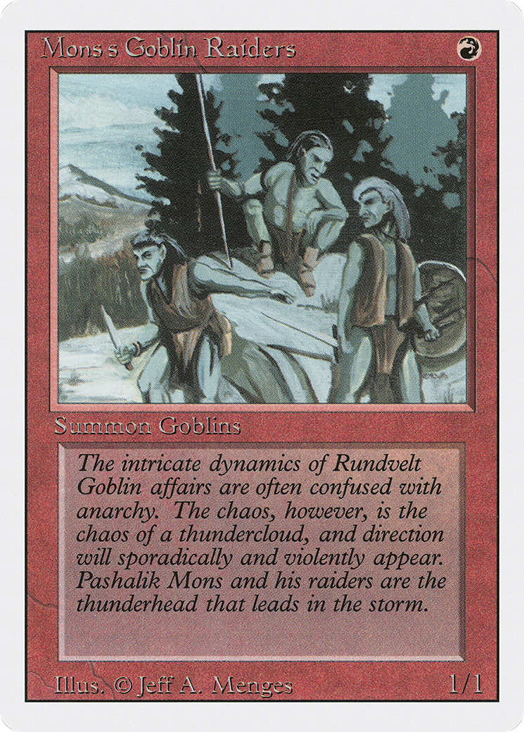 Mons's Goblin Raiders [3ED - N/A]