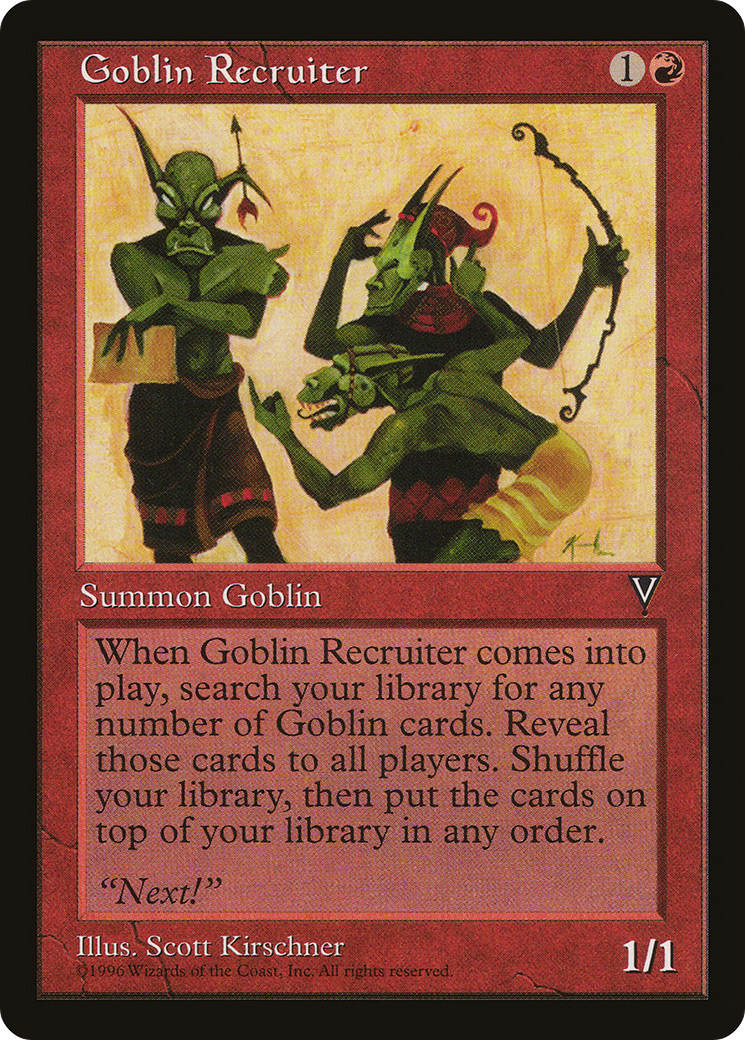 Goblin Recruiter [VIS - N/A]
