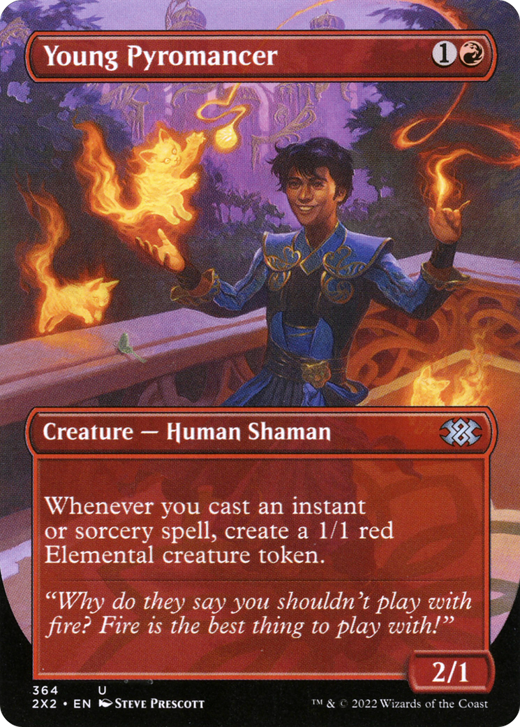 Young Pyromancer (Borderless) [2X2 - 364]