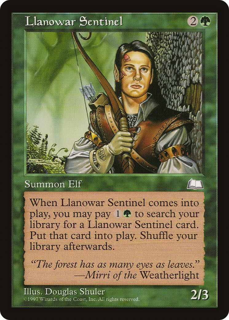 Llanowar Sentinel [WTH - N/A]