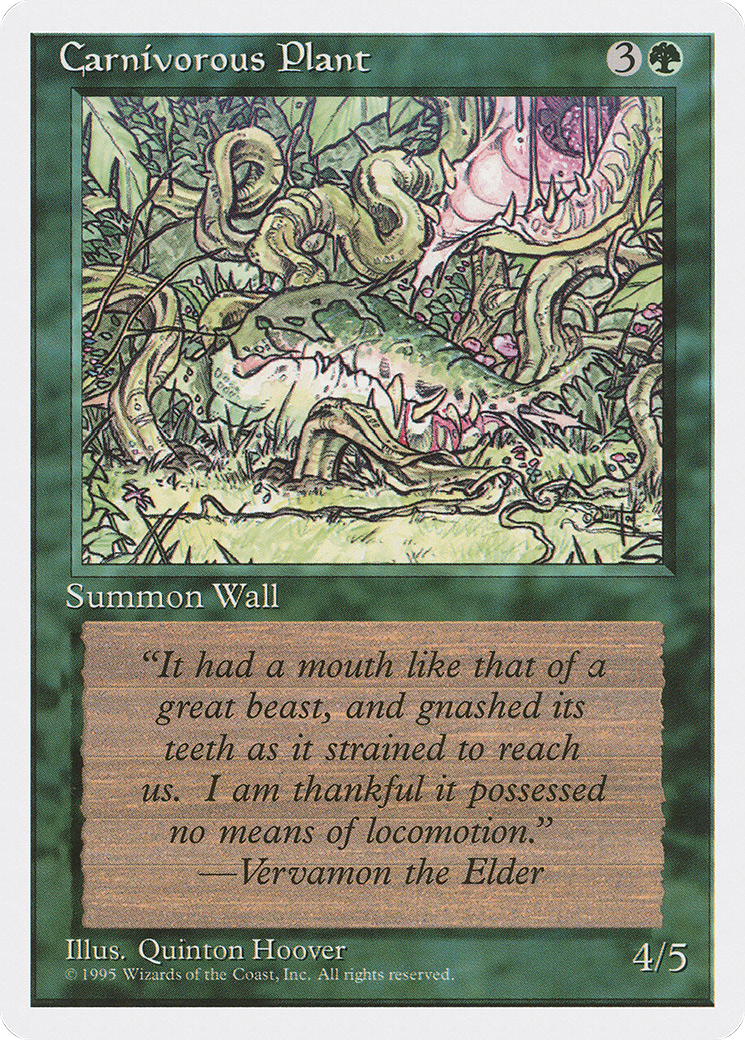Carnivorous Plant [4ED - N/A]